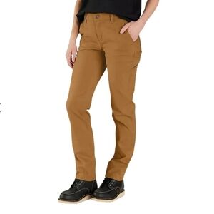 Carhartt Brown Relaxed Fit Pants Size 6